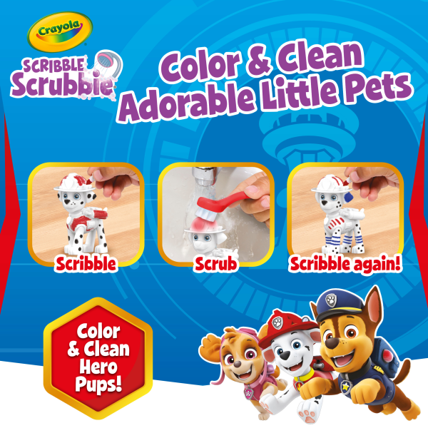 slide 4 of 7, Crayola Scribble Scrubbie Pets! Allows Kids To Customize Their Pets With Markers Then Scrub Them & Begin Again!, 1 ct