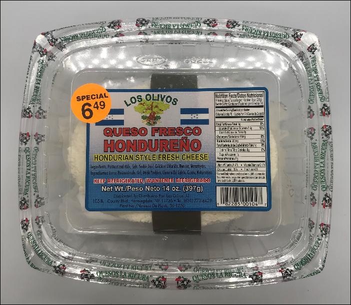 slide 1 of 1, La Ricura Los Olivos Qso Hon, 14 oz