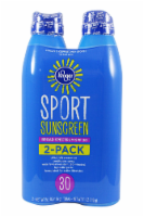 slide 1 of 1, Kroger Sport Suncreen SPF 30 2-Pack, 2 ct; 5.5 oz
