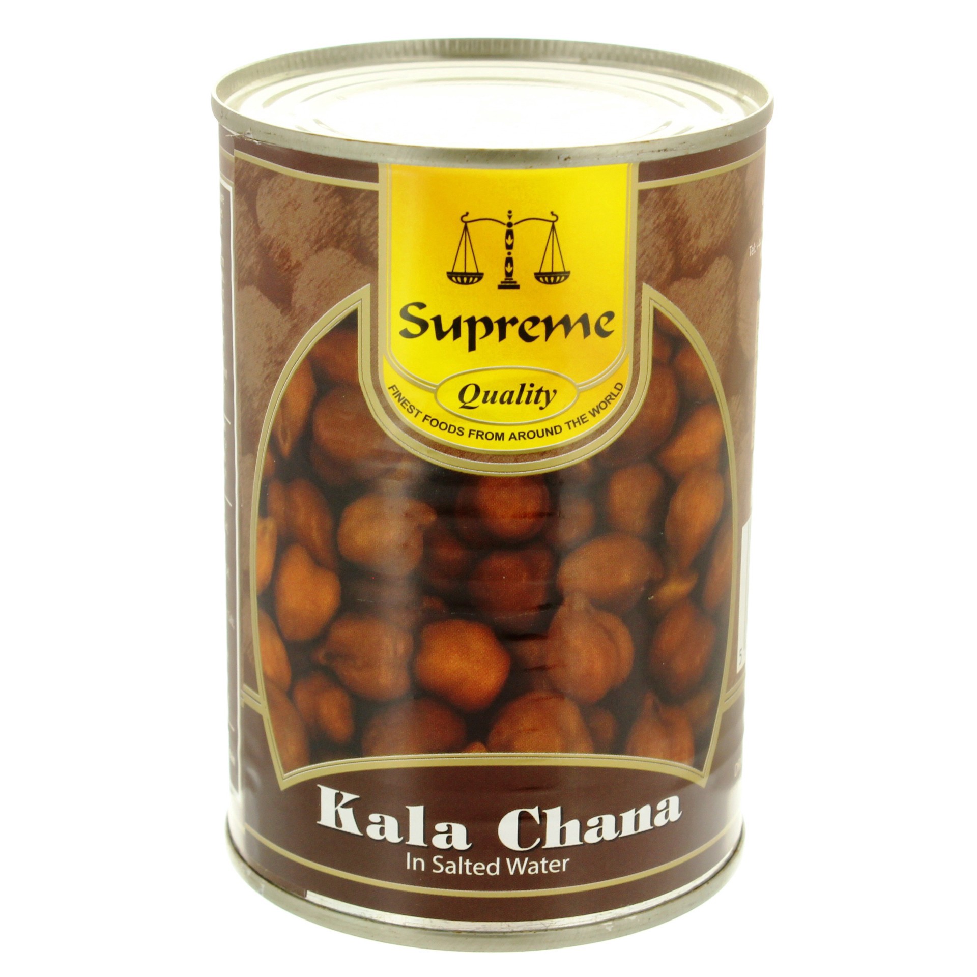 slide 1 of 1, Supreme Kala Chana In Salted Water, 14 oz