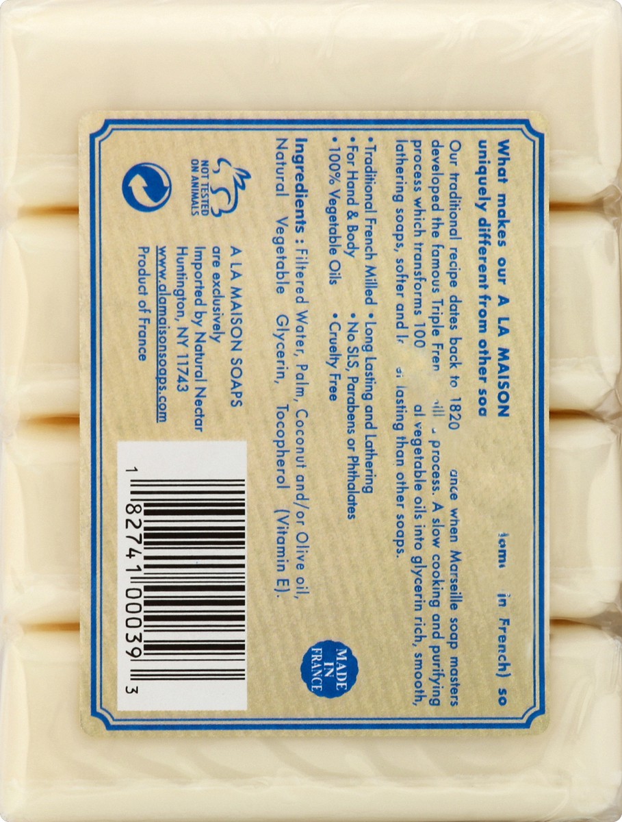 slide 3 of 5, A La Maison Soap 4 ea, 4 ct