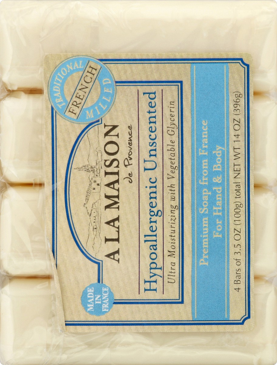 slide 2 of 5, A La Maison Soap 4 ea, 4 ct