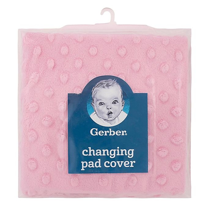 slide 3 of 3, Gerber Popcorn Changing Pad Cover - Pink, 1 ct