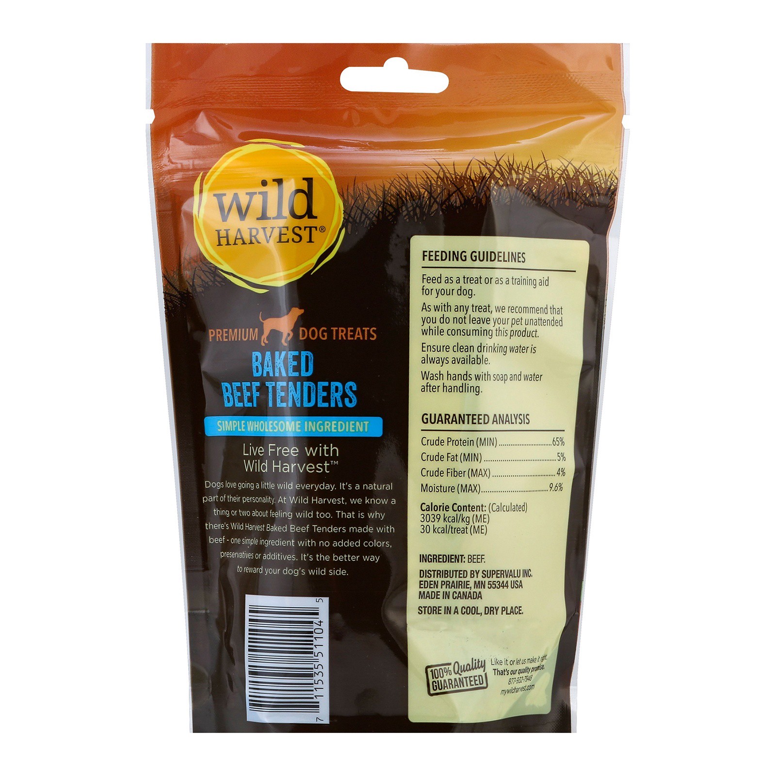 slide 2 of 2, Wild Harvest Beef Dog Treats Tenderstik, 1.9 oz