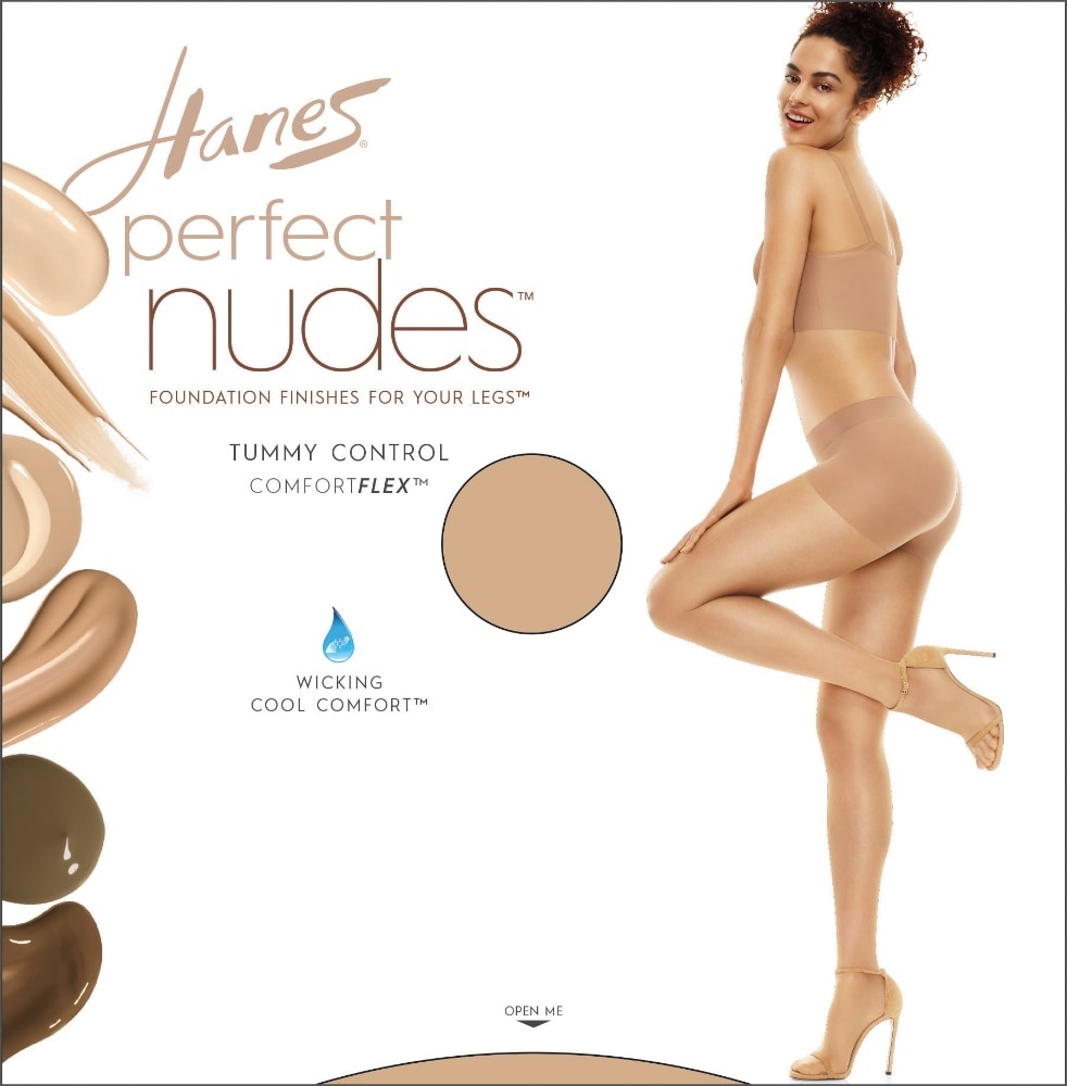 slide 1 of 1, Hanes Perfect Nudes, Small Beige, 1 ct
