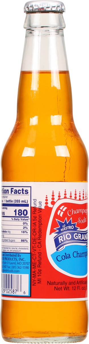 slide 8 of 14, Rio Grande Champagne Soda 12 fl oz, 12 fl oz