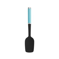 KitchenAid Silicone Spoon Spatula, Aqua Sky
