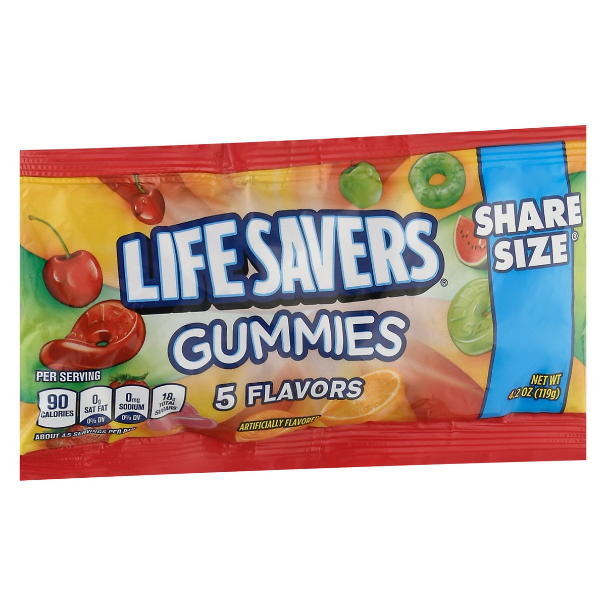 slide 4 of 9, Life Savers Share Size 5 Flavors Gummies 4.2 oz, 4.2 oz