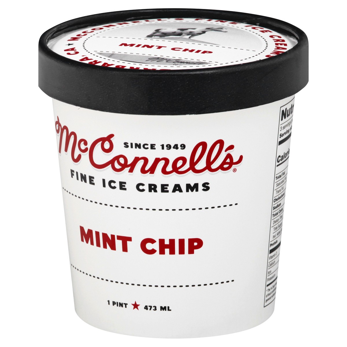 slide 3 of 13, McConnell's Fine Ice Creams Mint Chip Ice Cream 1 pt, 1 pint