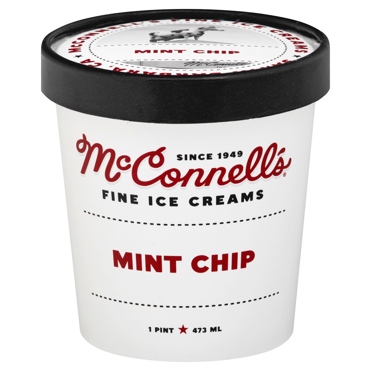 slide 10 of 13, McConnell's Fine Ice Creams Mint Chip Ice Cream 1 pt, 1 pint