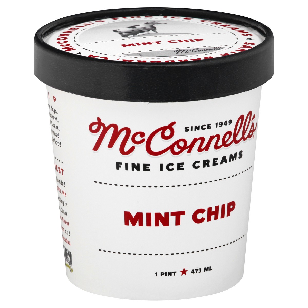 slide 4 of 13, McConnell's Fine Ice Creams Mint Chip Ice Cream 1 pt, 1 pint