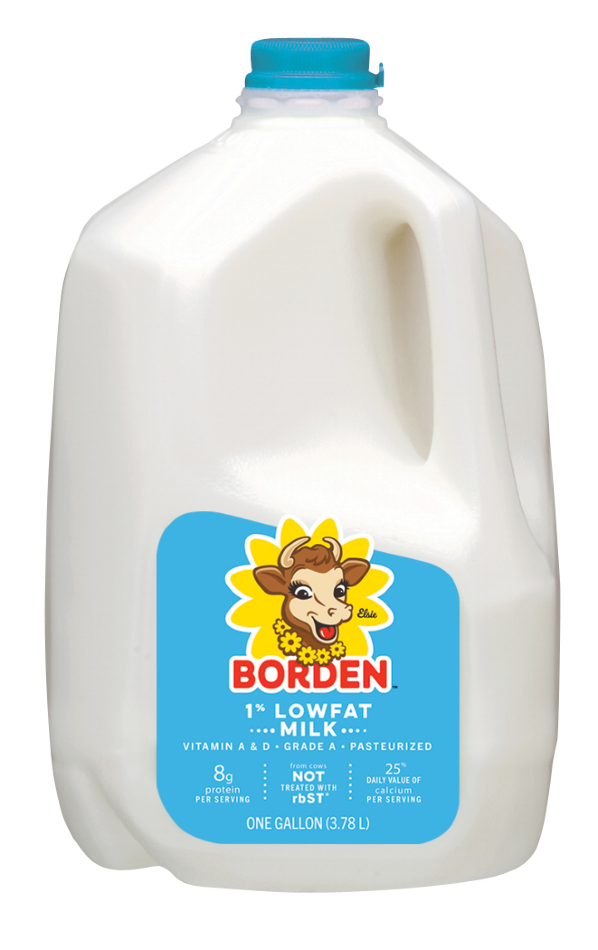 slide 1 of 1, Borden Low Fat 1% Milk, 1 gal