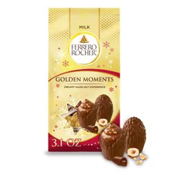 Ferrero Rocher, Golden Moments Hazelnut Milk Chocolate, 3.1 Oz