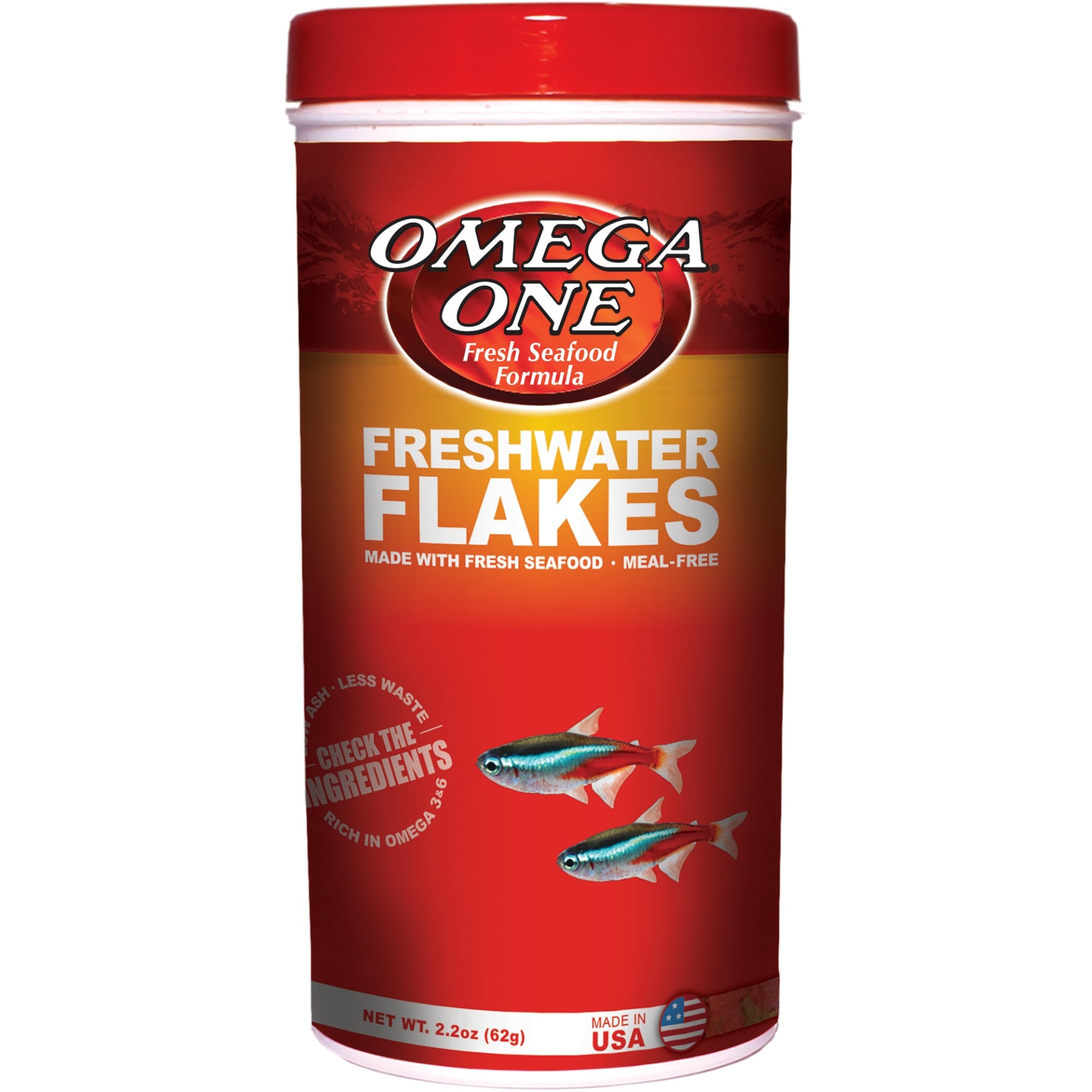 slide 1 of 1, Omega One Freshwater Flakes, 2.2 oz