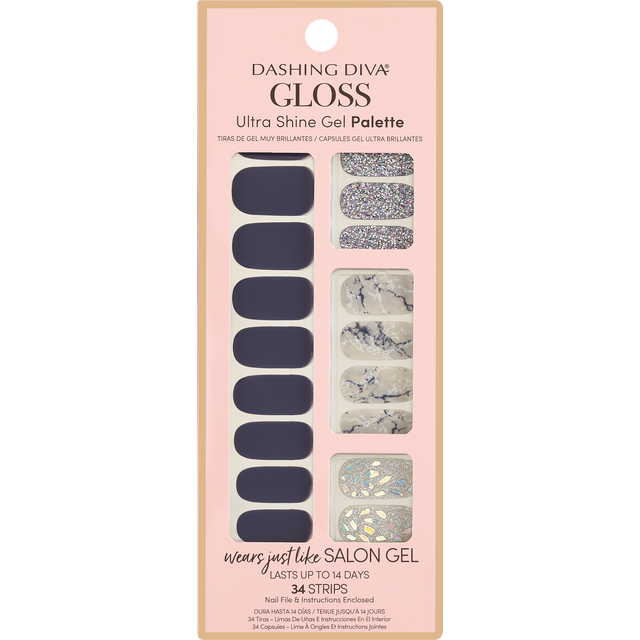 slide 1 of 1, Dashing Diva Gloss Gel Strip Palt, 1 ct