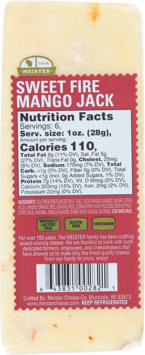 slide 2 of 13, Meister Co Jack Chs Mngo Swtfr, 6 oz