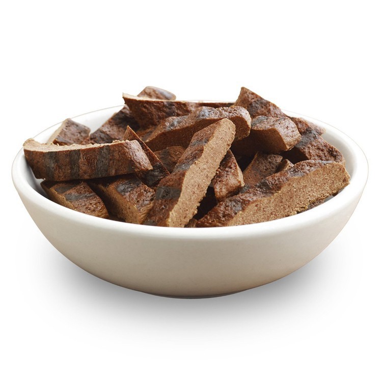 slide 5 of 6, Milo's Kitchen Steak Grillers Beef Recipe with Angus Steak Chewy Dog Treats - 18oz, 