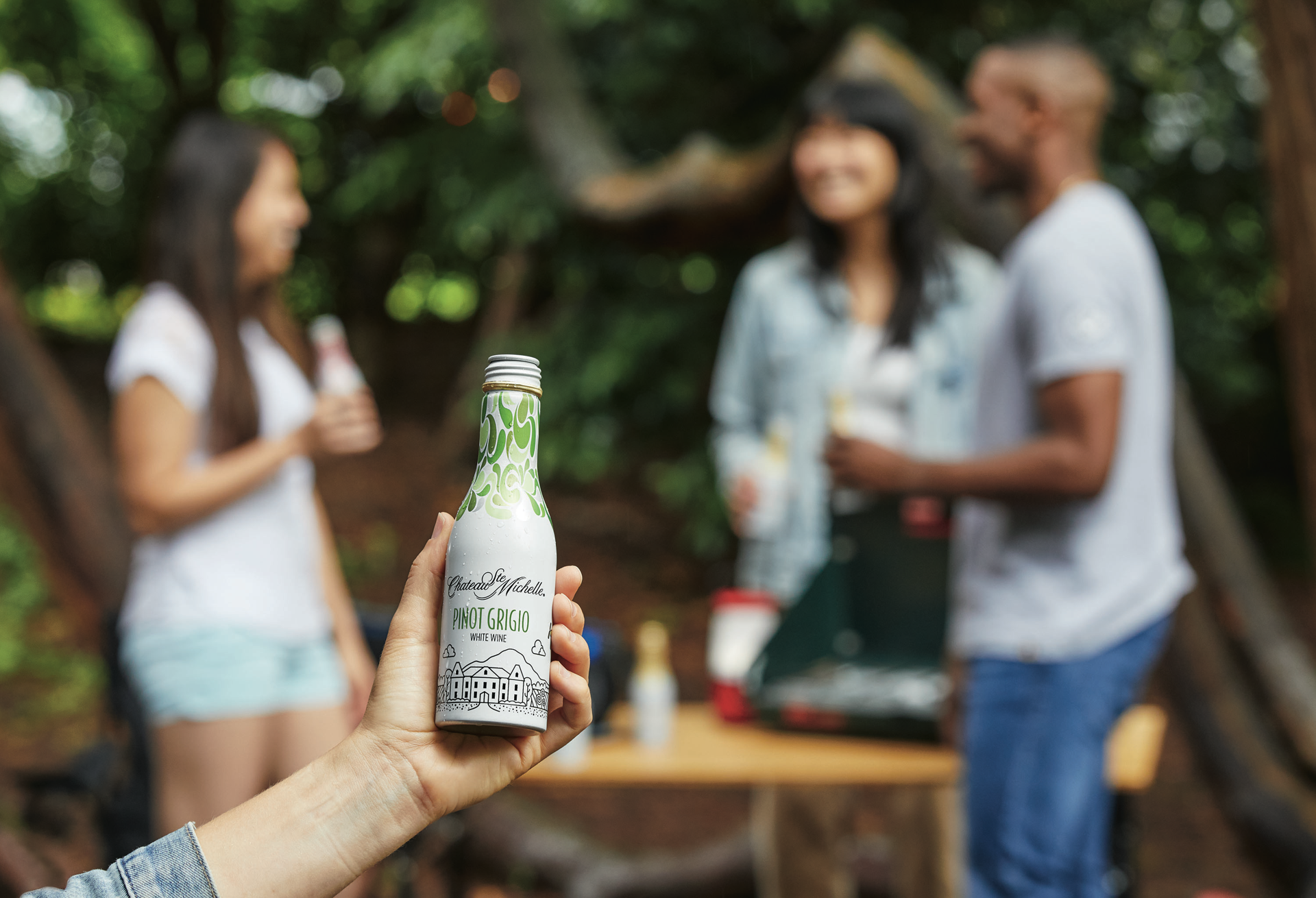 slide 3 of 8, Chateau Ste. Michelle Pinot Grigio White Wine, 2-pack Aluminum Bottle, 250 mL, 250 ml