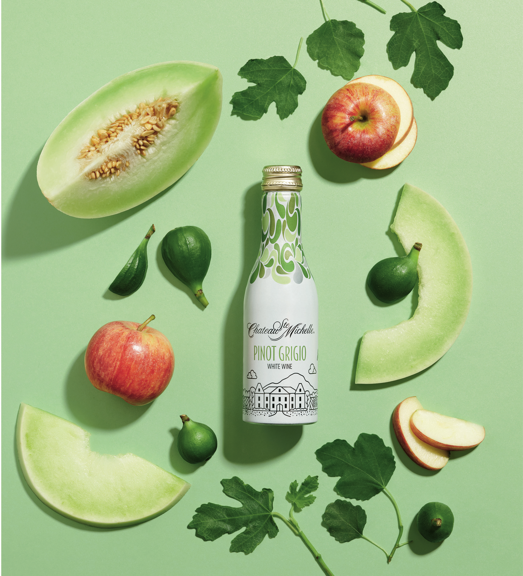 slide 4 of 8, Chateau Ste. Michelle Pinot Grigio White Wine, 2-pack Aluminum Bottle, 250 mL, 250 ml