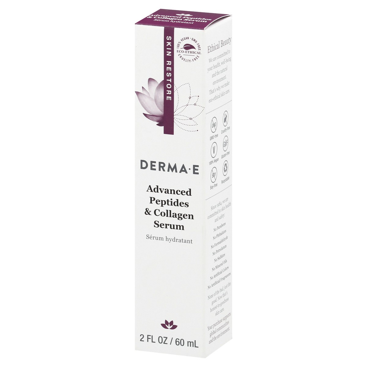 slide 3 of 11, Derma E Advanced Peptides & Flora-collagen Serum, 2 oz