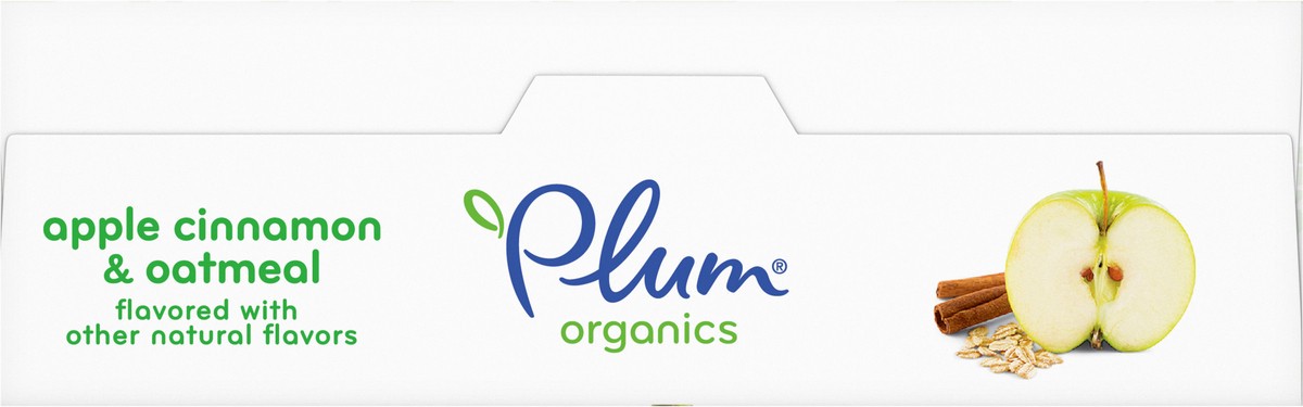 slide 11 of 12, Plum Organics Jammy Sammy Apple Cinnamon & Oatmeal 1.02oz Bars/5-Count Box, 5 ct