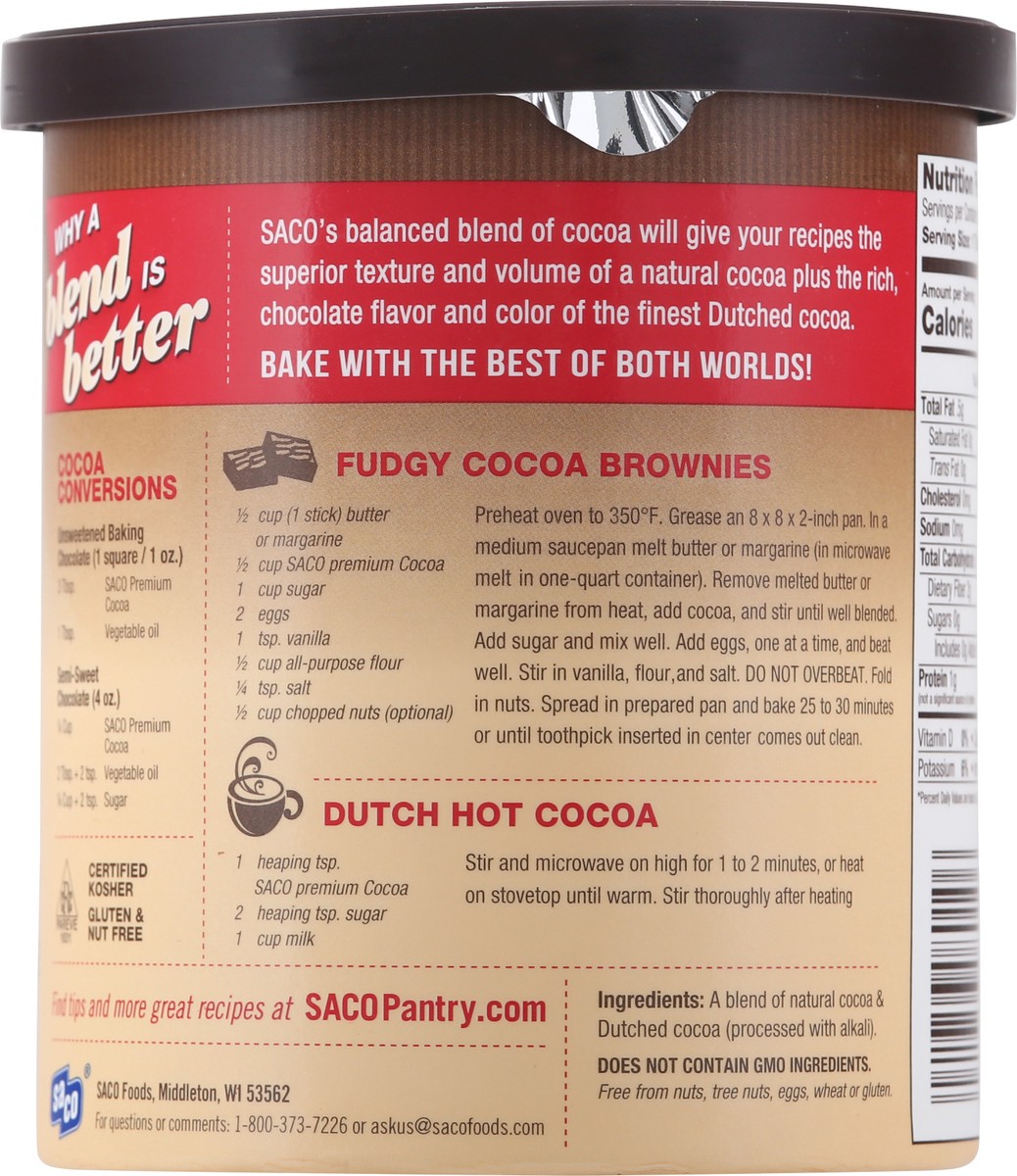 slide 10 of 13, The Saco Pantry Premium Natural & Dutched Blend Cocoa 10 oz, 10 oz