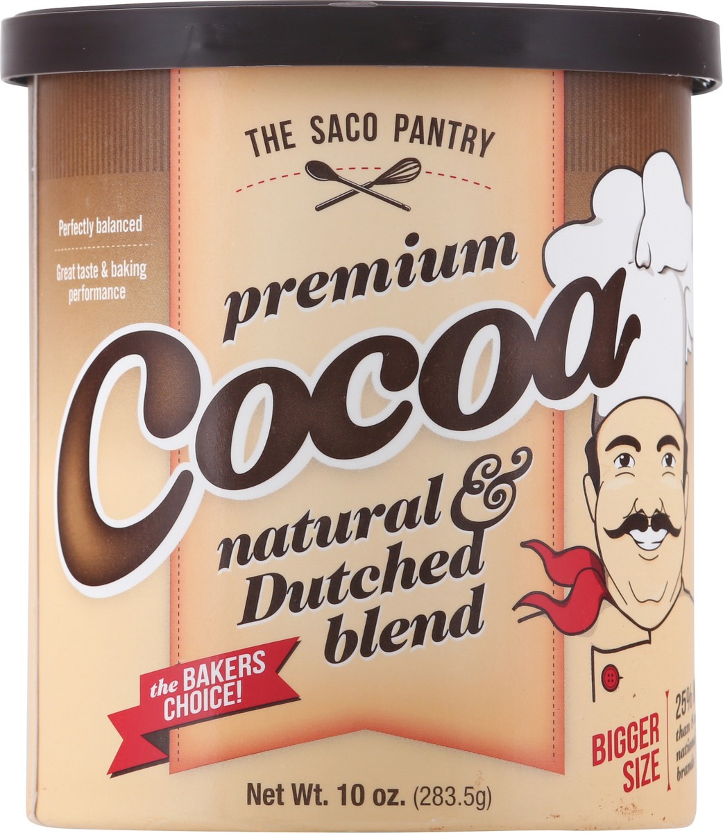 slide 1 of 13, The Saco Pantry Premium Natural & Dutched Blend Cocoa 10 oz, 10 oz