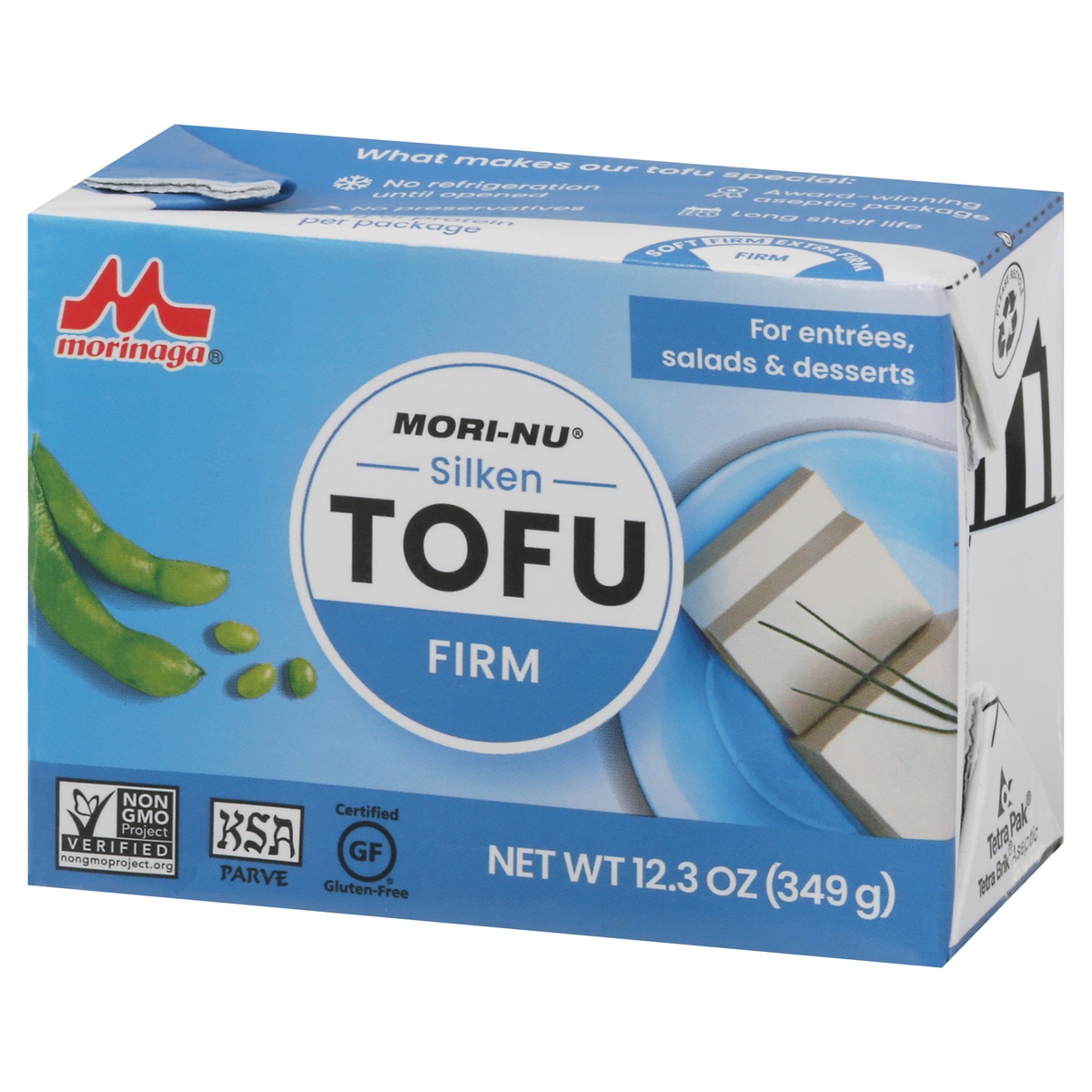 slide 3 of 11, Mori-Nu Firm Silken Tofu, 12.3 oz
