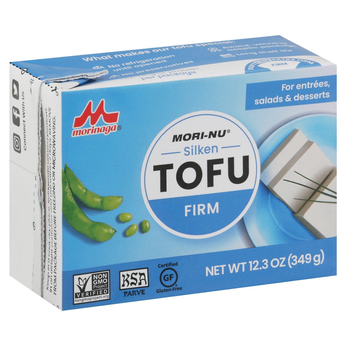 slide 11 of 11, Mori-Nu Firm Silken Tofu, 12.3 oz