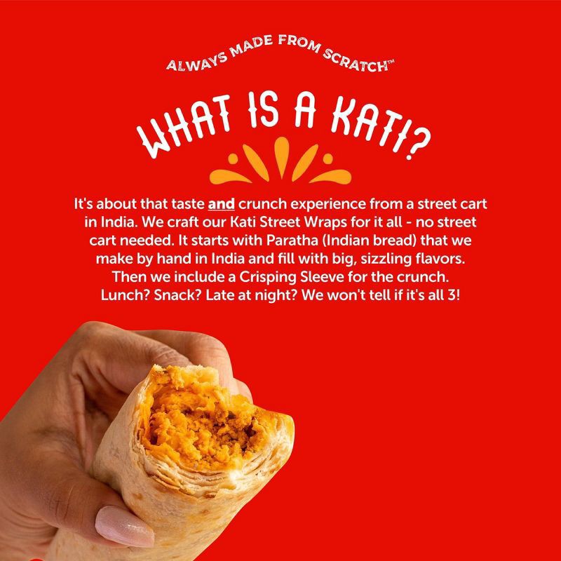 slide 4 of 5, Deep Indian Kitchen Medium Spice Chicken Tikka Masala Kati Street Wrap 5 oz, 5 oz