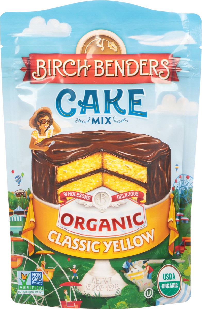 slide 6 of 14, Birch Benders Organic Classic Yellow Cake Mix, 15.2oz, 15.2 oz