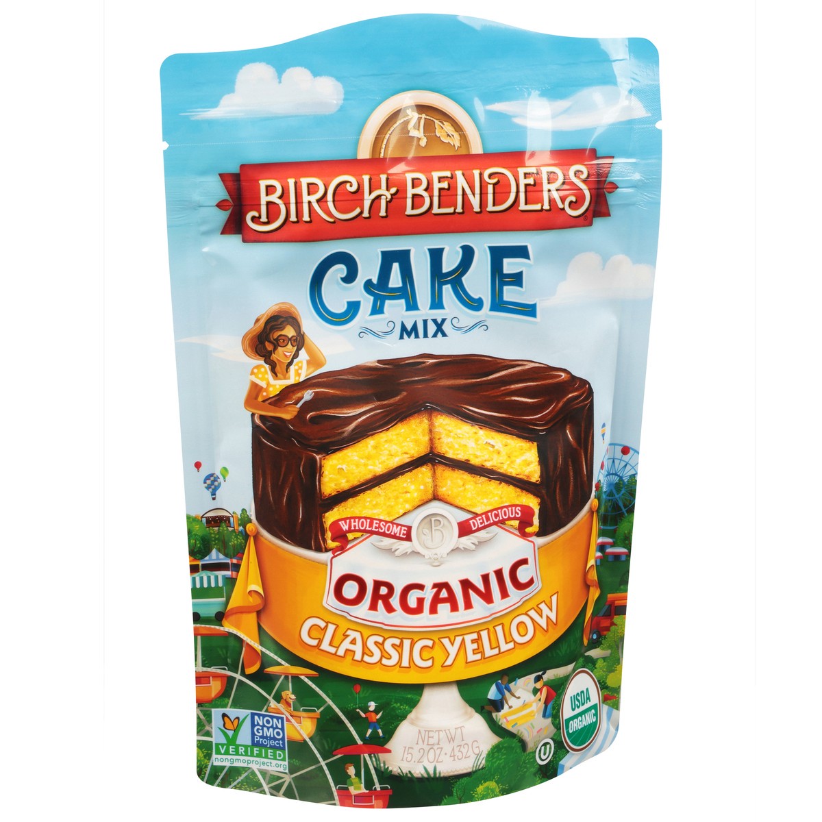 slide 11 of 14, Birch Benders Organic Classic Yellow Cake Mix, 15.2oz, 15.2 oz