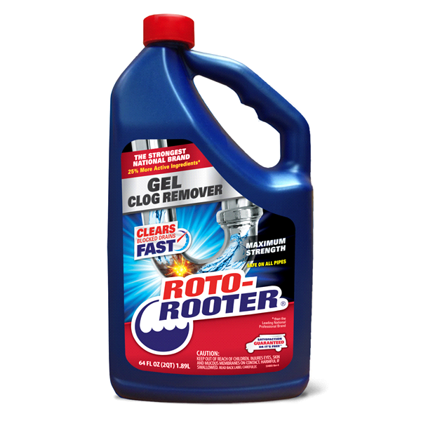 slide 1 of 1, Roto-Rooter Gel Clog Remover, 64 fl oz