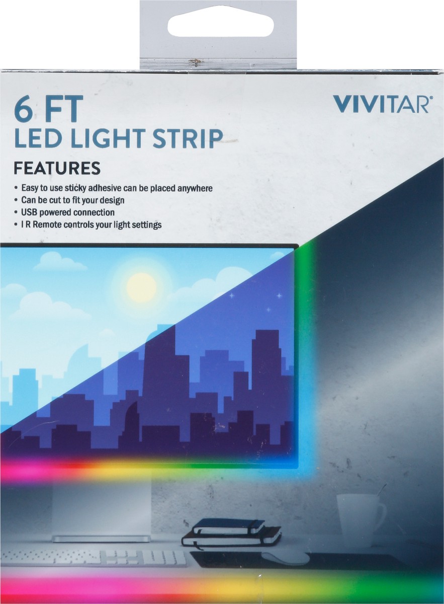 slide 5 of 9, VIVITAR 6 Ft Strip Light, 1 ct