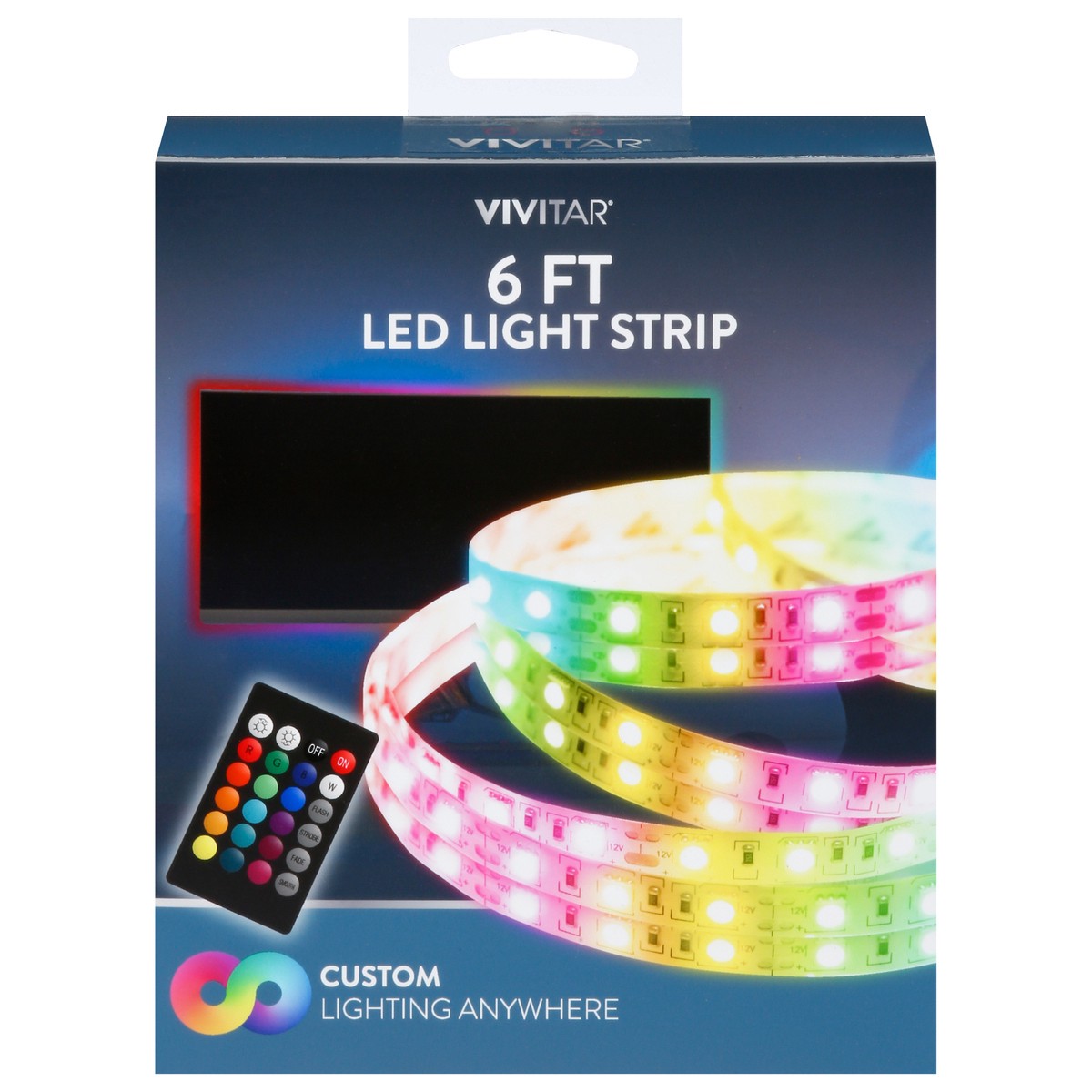 slide 1 of 9, VIVITAR 6 Ft Strip Light, 1 ct