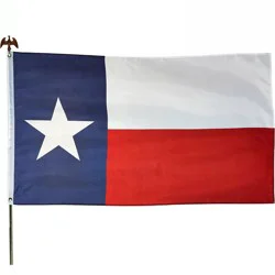 Seasonal Designs Texas Flag Kit 3' x 5'