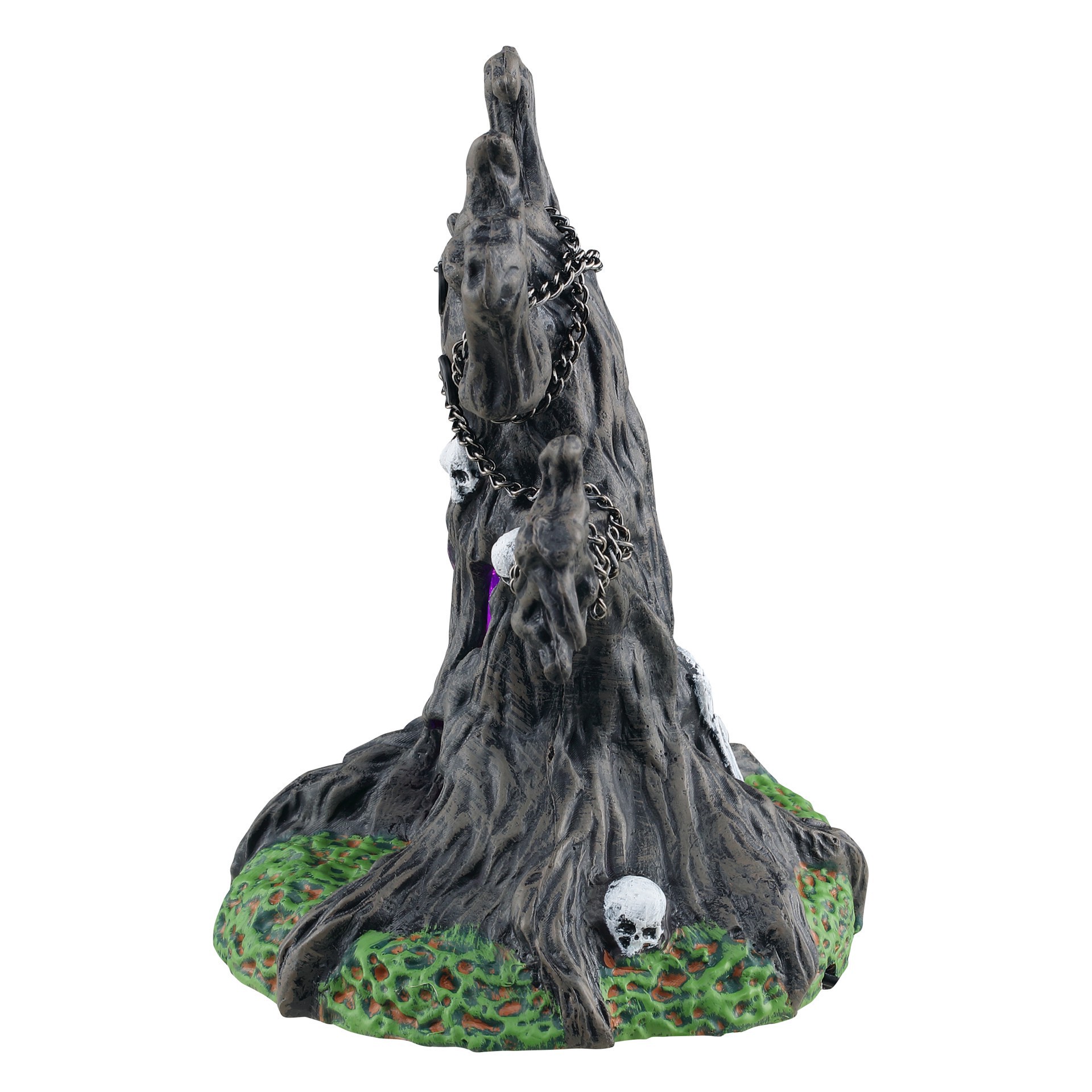 slide 2 of 4, Lemax Spooky Town Chained Spooky Tree, 6 in x 4 in x 4 in