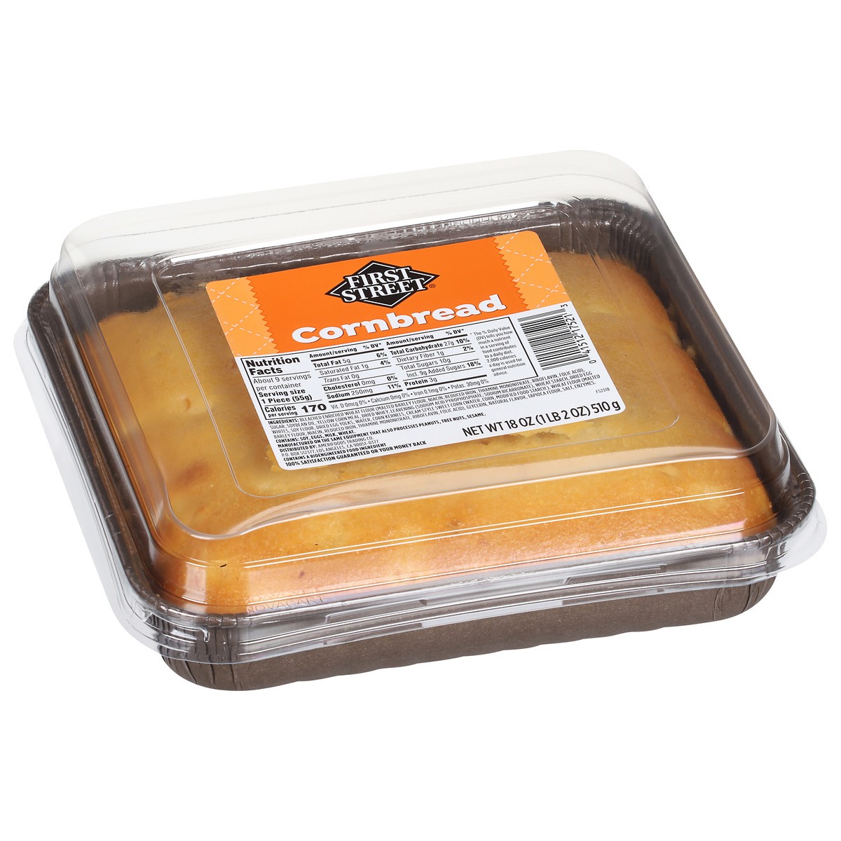 slide 11 of 13, First Street Original Cornbread, 18 oz