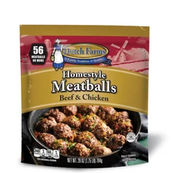 Dutch Farms Homestyle Beef And Chicken Meatballs