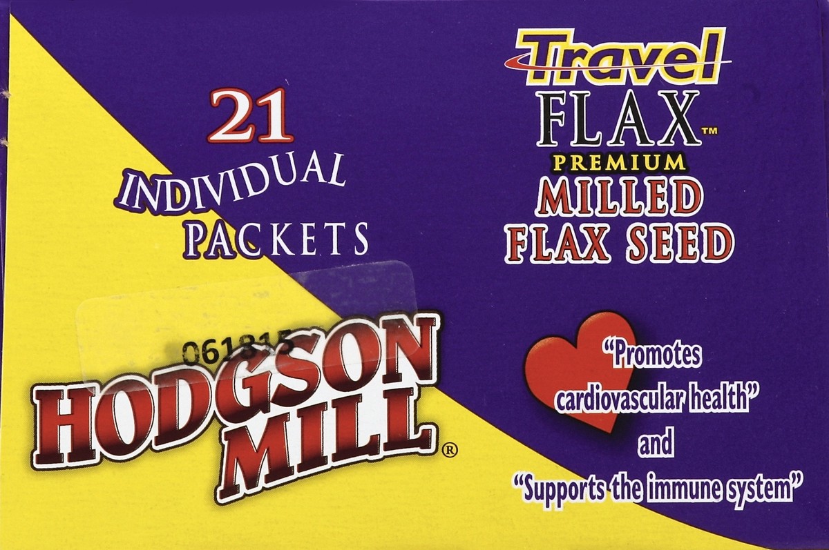 slide 2 of 4, Hodgson Mill Travel Flax Premium Milled Flax Seed Packets, 21 ct