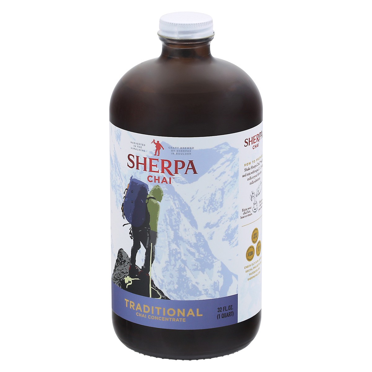 slide 3 of 9, Sherpa Chai Traditional Chai Concentrate 32 fl oz, 32 fl oz