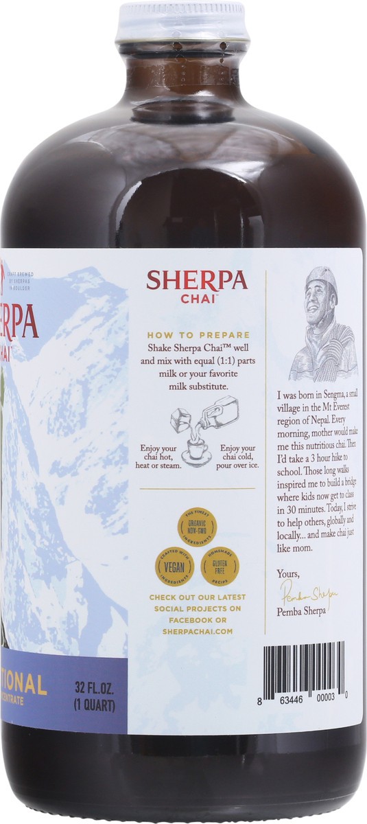 slide 8 of 9, Sherpa Chai Traditional Chai Concentrate 32 fl oz, 32 fl oz