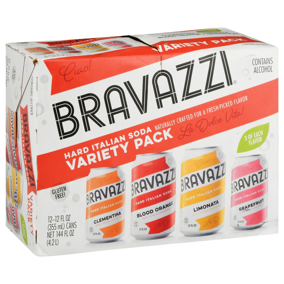 slide 2 of 9, Bravazzi Variety, 144 fl oz