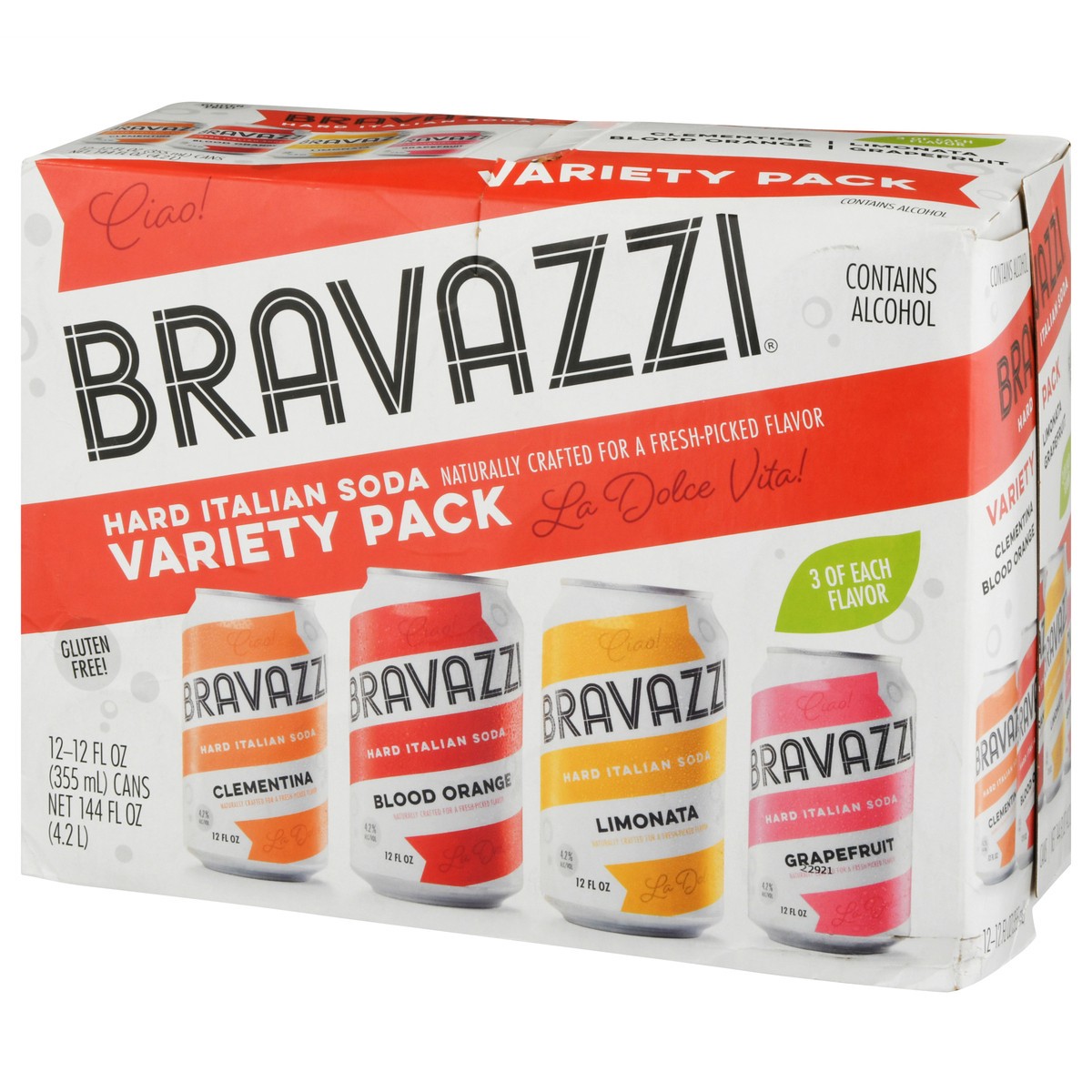 slide 3 of 9, Bravazzi Variety, 144 fl oz