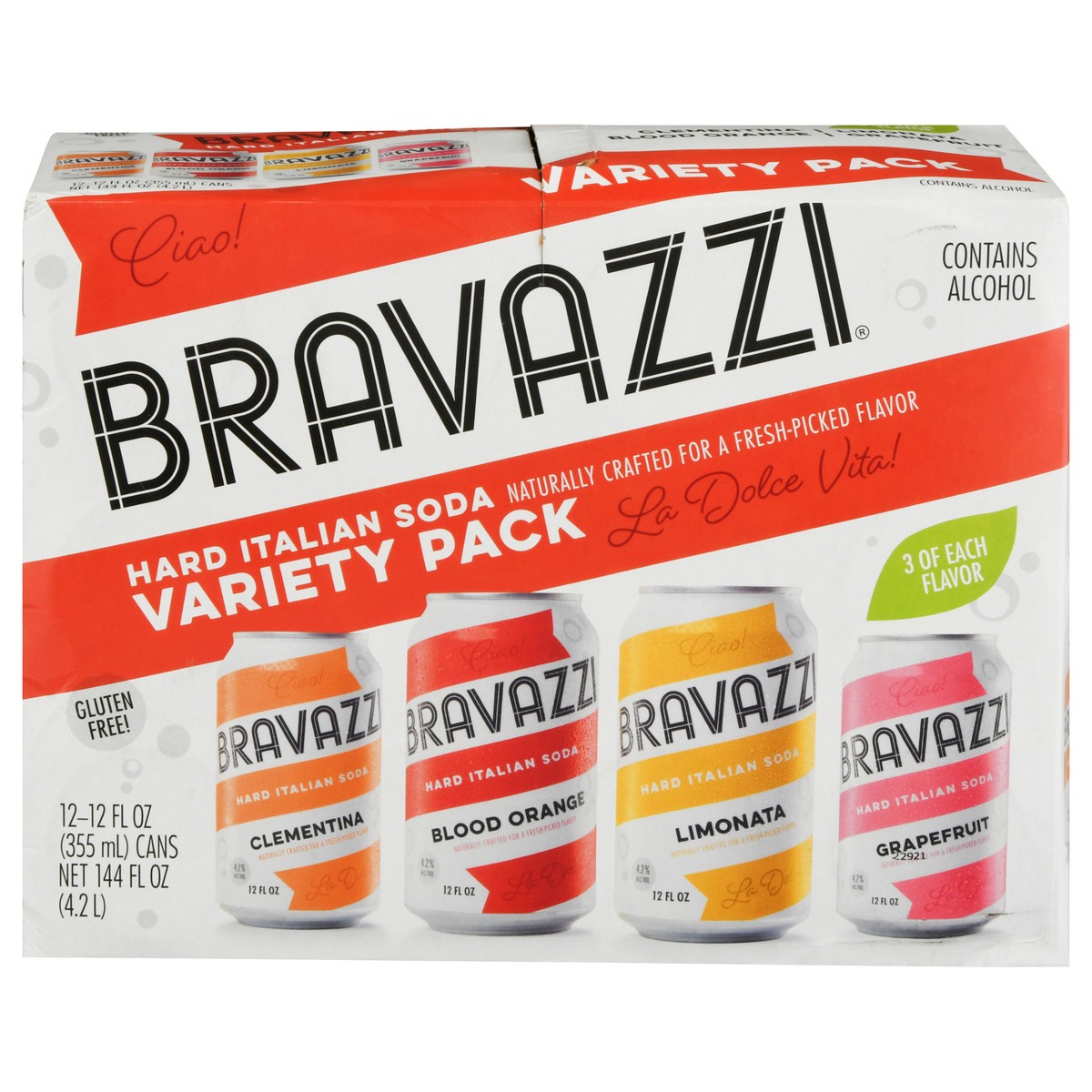 slide 1 of 9, Bravazzi Variety, 144 fl oz