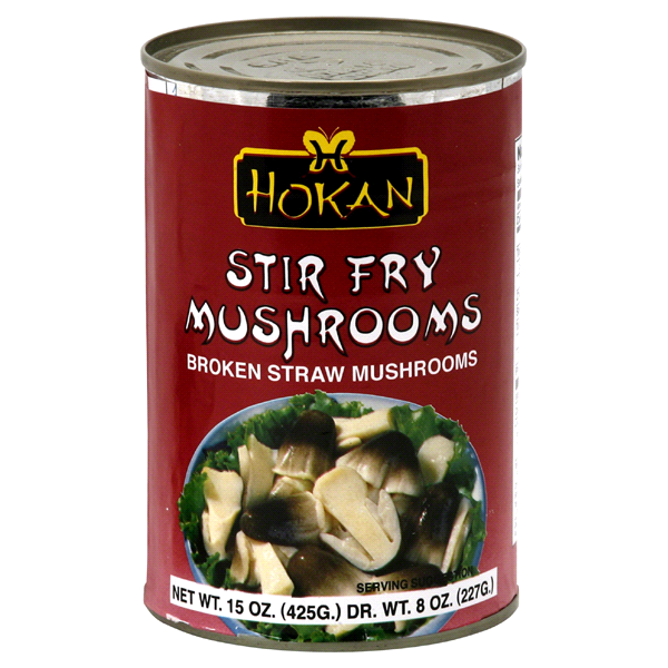 slide 1 of 1, Hokan Stir Fry Mushrooms, 15 oz