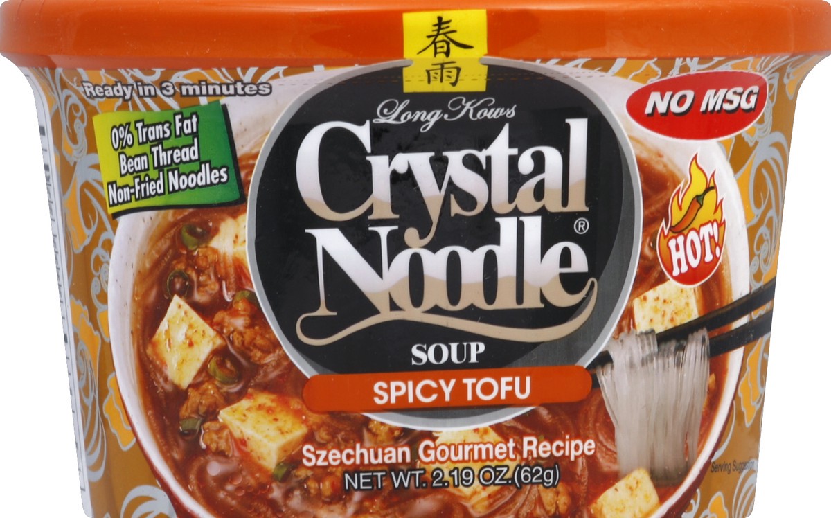 slide 1 of 3, Crystal Noodle Spicy Tofu - 2.4 Oz, 2.4 oz