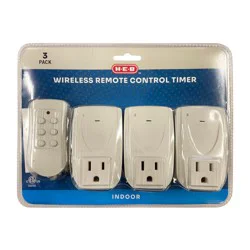 H-E-B Indoor Wireless Timer Outlets