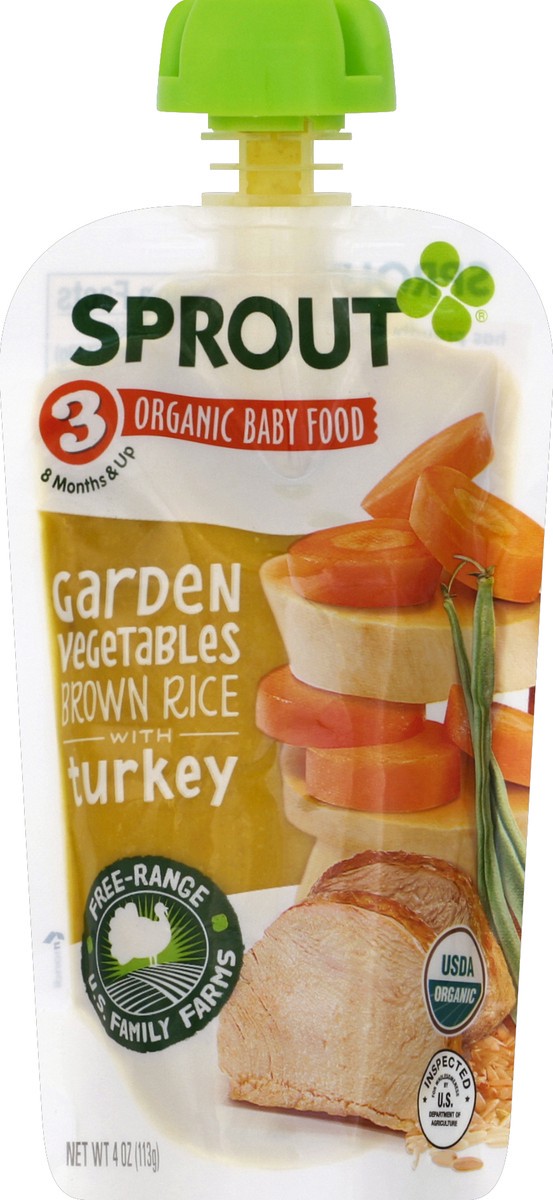 slide 3 of 6, Sprout Organics Free-Range Protein 4 oz, 4 oz