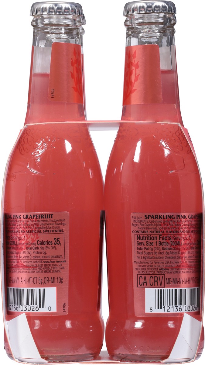 slide 8 of 9, Fever-Tree Refreshingly Light Indian Tonic Water - 16.9 oz, 4 ct; 200 ml